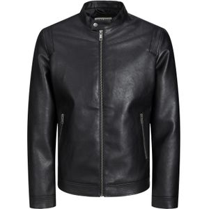 Jack & Jones Jacke ROCKY Bikerjacke mit Stehkragen und Reißverschluss