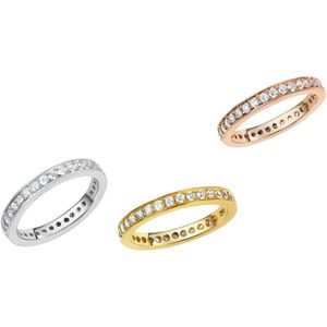 Zeeme Silber, Vivance Ring 925 Silber Zirkonia weiß