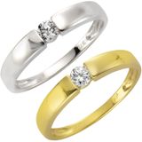 Fascination by Ellen K. Ring Gold 375 mit Zirkonia weiß