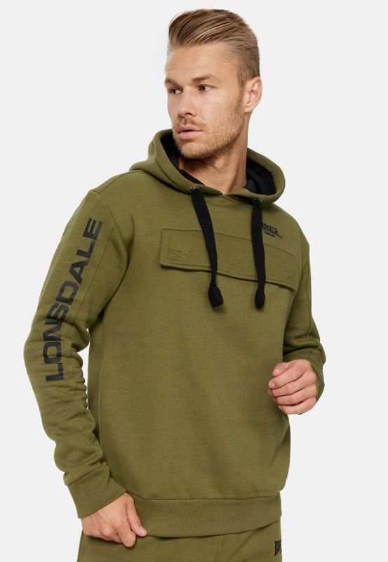 Lonsdale Herren Kapuzensweatshirt normale Passform RUSHEN