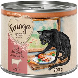 Feringa Selected Recipes 6 x 200 g  - Hackbraten mit Karotte und Erbse