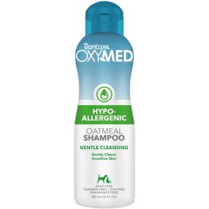 TropiClean OxyMed Hypoallergenes Shampoo für Haustiere - Sparpaket: 2 x 355 ml
