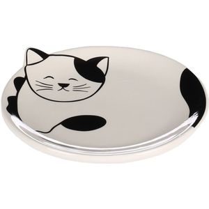 Flamingo Keramikteller Katze Ravi - 80 ml, Ø 13,5 x H 2 cm