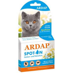 ARDAP Spot-On für Katzen über 4 kg - Sparpaket: 6 x Pipetten x 0,8 ml
