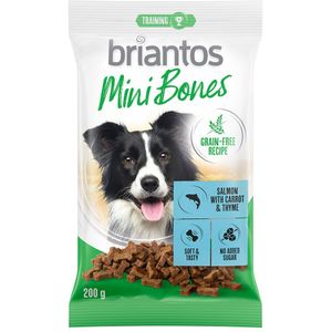 Briantos Mini Bones Getreidefreie Rezeptur für Hunde 200 g - 2 x 200 g mit Ente, Erbse & Cranberry