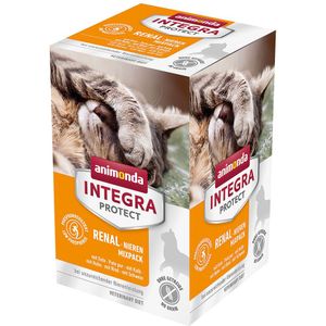 animonda Integra Protect Adult Niere Schale 24 x 100 g - Mixpaket 1 (6 Sorten)