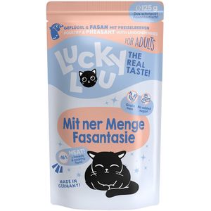 Sparpaket Lucky Lou Adult 48 x 125 g - Geflügel & Fasan