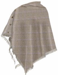 Dubarry - Hazelwood - Poncho - Woodrose - 100% Wol, Waterafstotende Teflon Coating