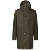 Regenjas Hunter Mens Original Rubber Hunting Coat Dark Olive-S