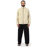 Maium - Teddy Cardigan - Vest - Off White - Gerecycled Polyester, Hoge Kraag, Elleboogbeschermers