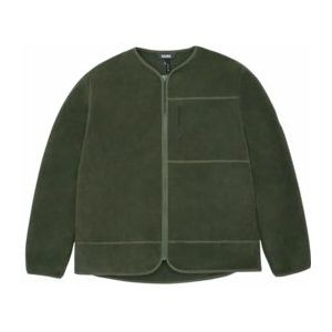 Jas Rains Unisex Fleece Jacket T1 Green-XL