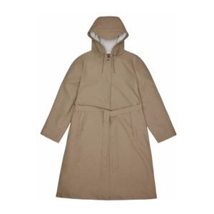 RAINS - A-Line Longer Jacket - Regenjas - Beige