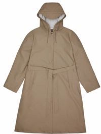 RAINS - A-Line Longer Jacket - Regenjas - Beige