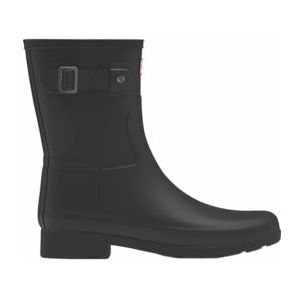 Hunter - Refined Short - Regenlaars - Zwart - Gevulcaniseerd Rubber - Waterdicht