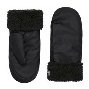 Want RAINS Unisex Puffer Fleece Mittens Black-M / L