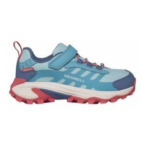 Wandelschoen Merrell Kids Moab Speed 2 Low A/C Waterproof Turq Coral-Schoenmaat 35