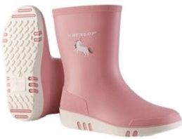 Regenlaars Dunlop Children MH0KW01 Boot PVC Pink-Schoenmaat 20