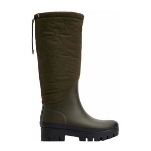 Barbour - Marnie Quilted Tall Welly - Regenlaars - Olive/Black
