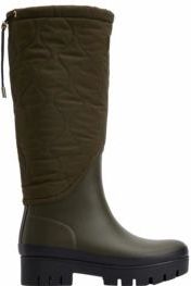 Barbour - Marnie Quilted Tall Welly - Regenlaars - Olive/Black