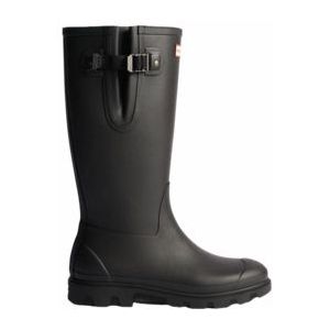 Regenlaars Hunter Unisex Downpour Field Adjustable Neo Lined Wellington Black-Schoenmaat 37