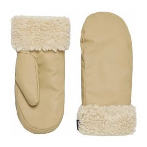 Want RAINS Unisex Puffer Fleece Mittens Sand-S / M