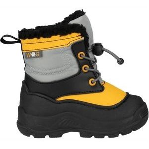 Snowboot Winter-Grip Junior Snow flake Zwart/Geel-Schoenmaat 31