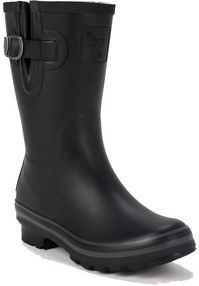 Regenlaars Evercreatures Women All Black Short Wellies-Schoenmaat 36 (UK 3)