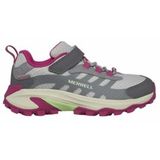 Wandelschoen Merrell Kids Moab Speed 2 Low A/C Wtrpf Grey Berry Mint-Schoenmaat 38