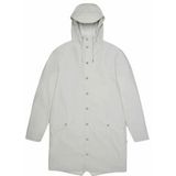 Regenjas RAINS Unisex Long Jacket Ash-L