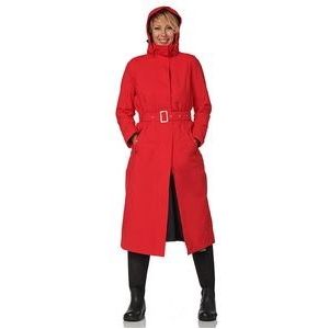 Jas Happy Rainy Days Montreal Long Raincoat Red / Black-XXL