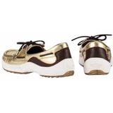 ZOO Adventure - Susan - Dames Mocassin - Goud - Metallic Leder