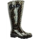 Regenlaars Wide Wellies Leopard Brown XL-Schoenmaat 42