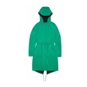 RAINS - Women String Parka Element - Jas - Zwart - 100% Polyester, Waterkolom 4000 mm