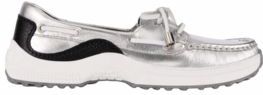 ZOO Adventure - Susan - Mocassin - Zilver - Metallic Leder