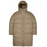 RAINS - Alta Longer Puffer Jacket - Beige - Unisex - Winterjas
