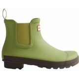 Hunter - Original Chelsea - Regenlaars - Green Olive / Chocolate Brown - Natuurrubber