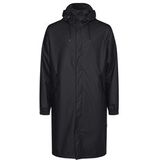 Regenjas RAINS Unisex Fishtail Parka Black-L