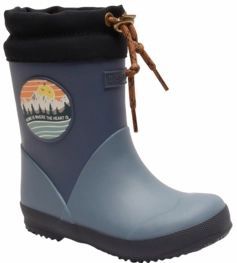 Bisgaard - Kids Thermo II - Regenlaars - Blauw - Rubber