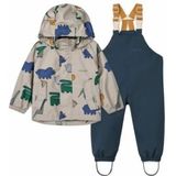 Liewood - Manu Rainwear Set - Regenpak - Dinosaurs / Mist