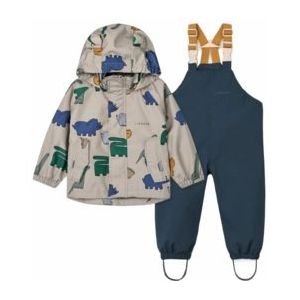 Liewood - Manu Rainwear Set - Regenpak - Dinosaurs / Mist