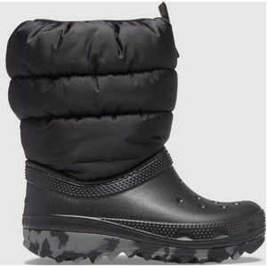 Snowboot Crocs Kids Classic Neo Puff Boot Black-Schoenmaat 36 - 37