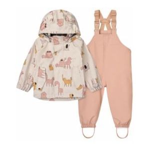 Liewood - Manu Rainwear Set - Regenpak - Cats And Dogs / Sandy