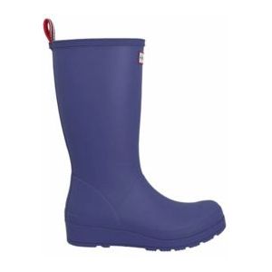Regenlaars Hunter Women Play Tall Wellington Skipper Blue-Schoenmaat 37