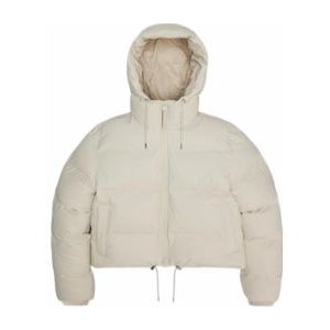 Winterjas RAINS Unisex Alta Short Puffer Jacket Dune-XL