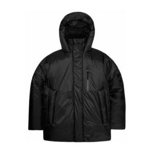 RAINS - Torna Insulated Long Jacket - Zwart - Unisex - Lange Jas