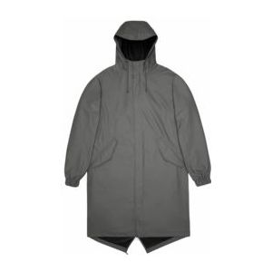 Regenjas RAINS Unisex Fishtail Parka Grey-XL