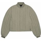 Rains Womens Banja Liner Bomber Jacket T1 Vrijetijdsjack (Dames |olijfgroen)