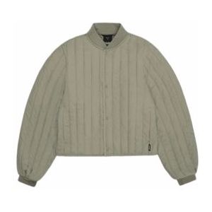 Rains Womens Banja Liner Bomber Jacket T1 Vrijetijdsjack (Dames |olijfgroen)