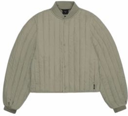 Rains Womens Banja Liner Bomber Jacket T1 Vrijetijdsjack (Dames |olijfgroen)