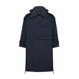 Maium - Trench - Regenjas - Navy Blue - 100% Gerecycled Polyester - Waterdicht